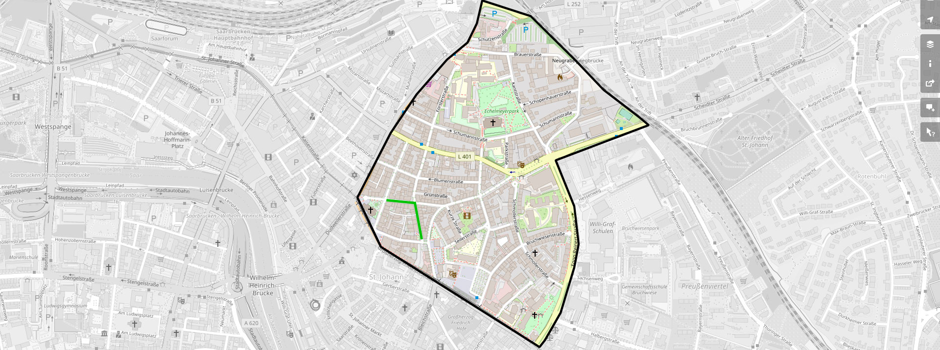 Das Nauwieser Viertel Saarbrücken Saarland - Das Ausgehviertel mit ein paar netten Läden